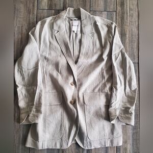 Madewell Linen Larson Blazer